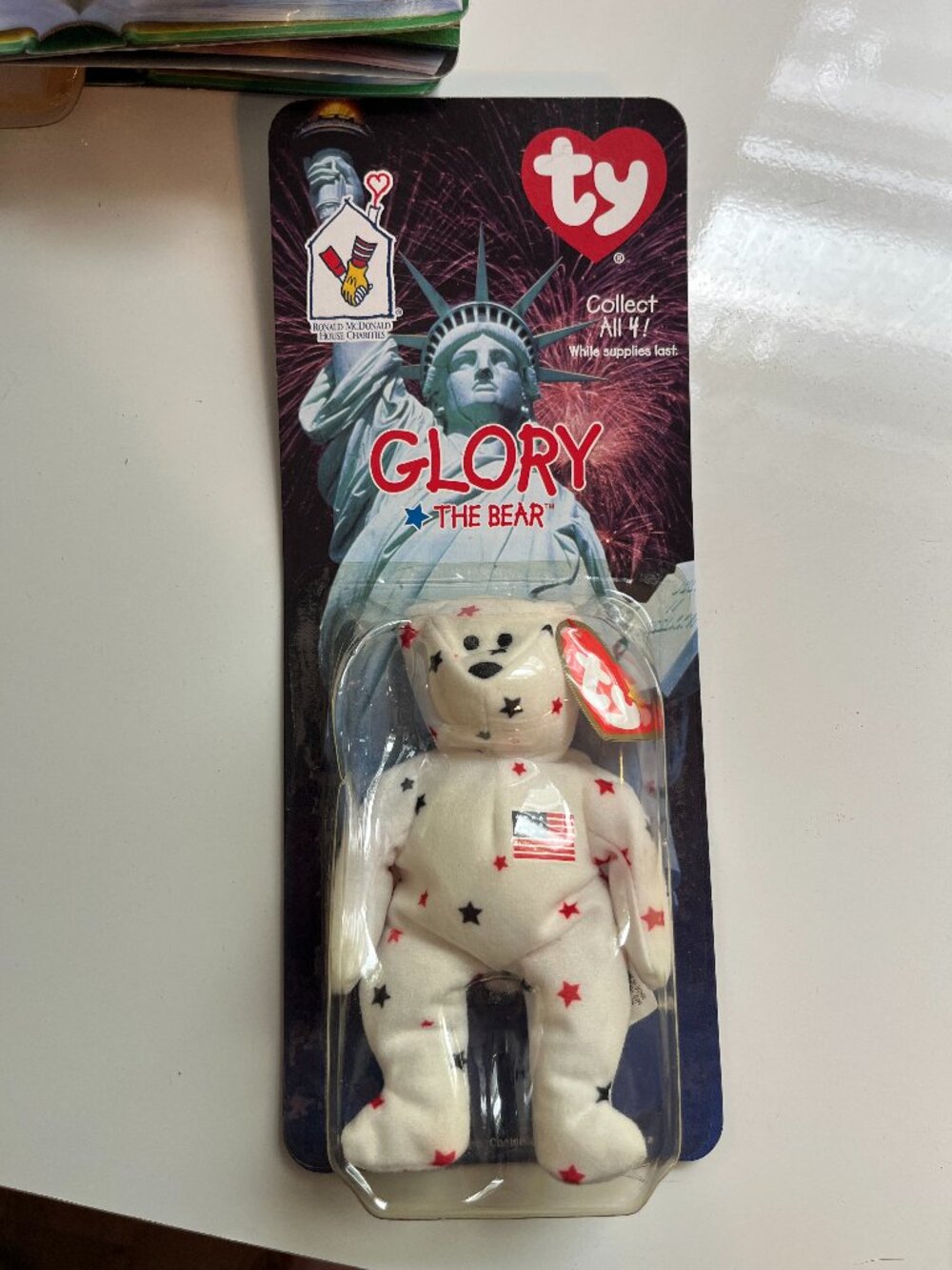 Vintage 1999 TY Teenie Beanie Babies Americana-theme Set of 3